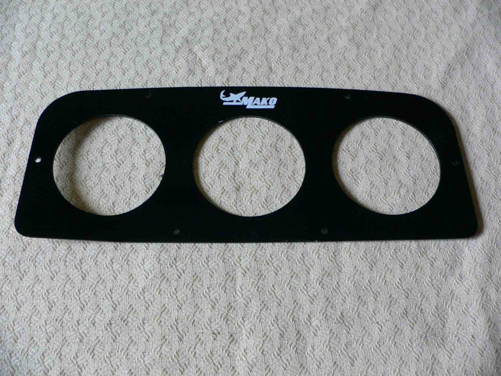 Mako Dash Instrument Panel  13-1/2"L x 5-3/8"H
