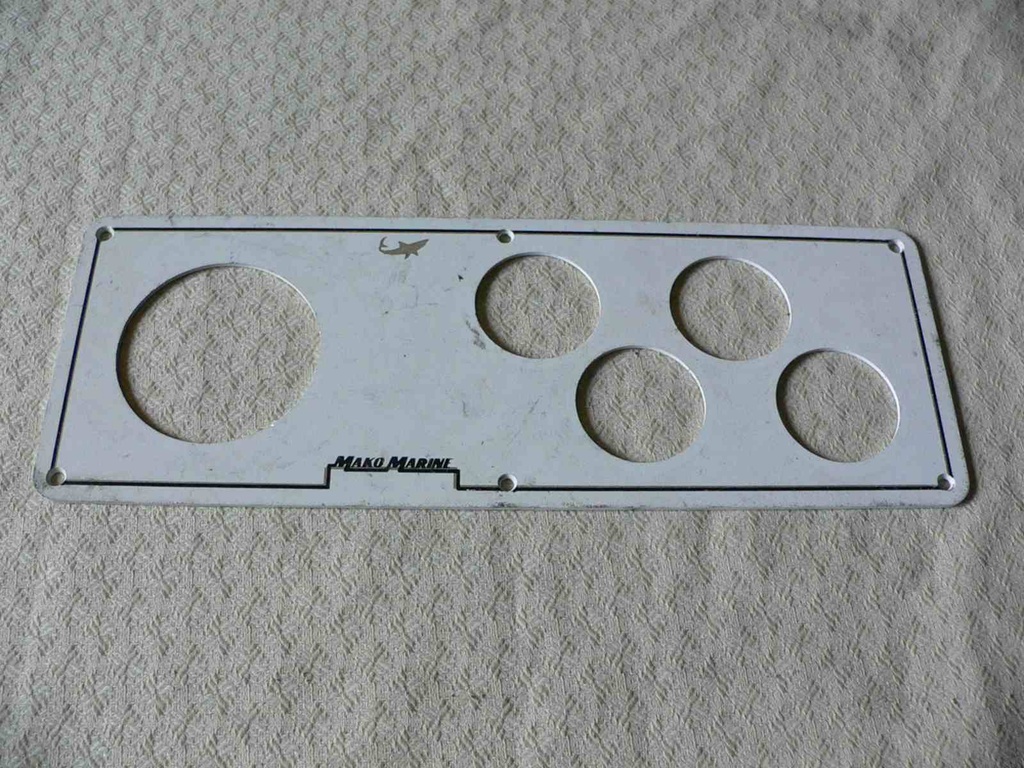 Mako Dash Instrument Panel 13"L x 5-1/2"H