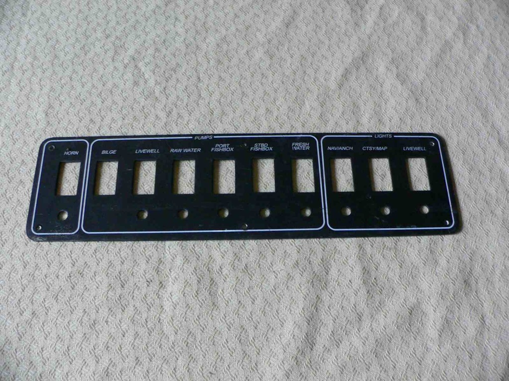Mako Dash Instrument Panel  16-1/4"L x 4-3/8"H