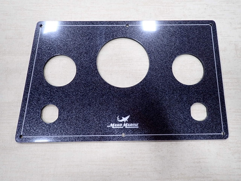 Mako 17 Dash Instrument Panel  12-3/4"L x 7-7/8"H