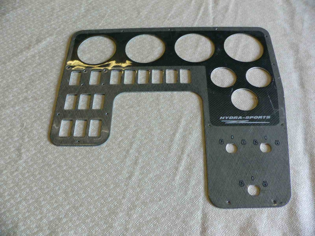 Hydrasports Dash Instrument Panel 9, 16 7/16"L x 17 5/8"H