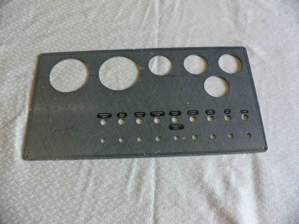 Hydrasport Dash Instrument Panel.  Part# 220-04111-P