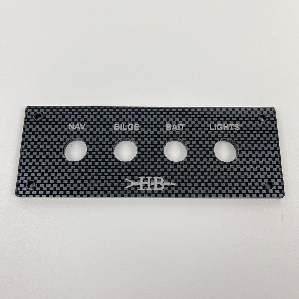Reproduction Switch Panel for Hells Bay 1-3/4" x 5"