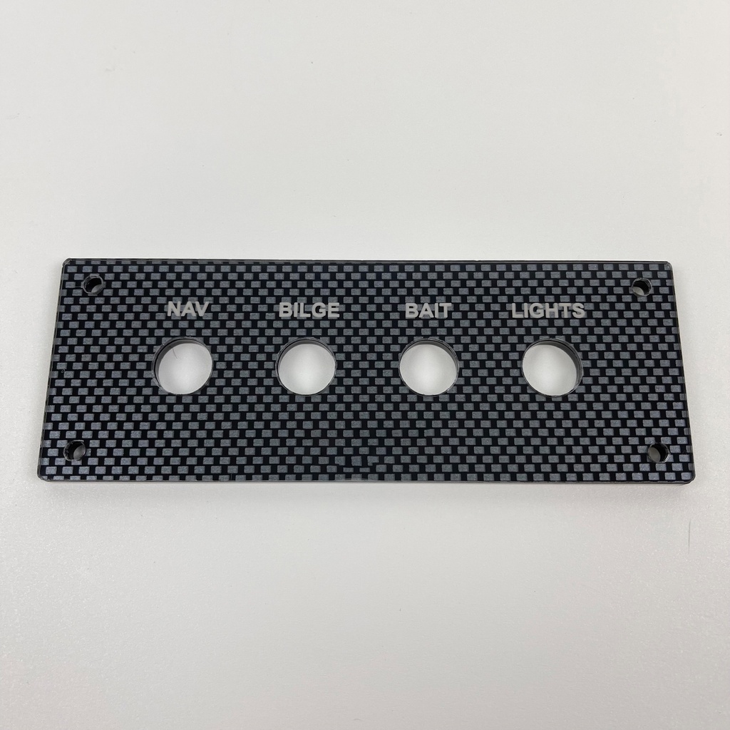 Reproduction Switch Panel for Hells Bay 1-3/4" x 5"