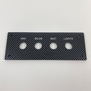 Reproduction Switch Panel for Hells Bay 1-3/4" x 5"