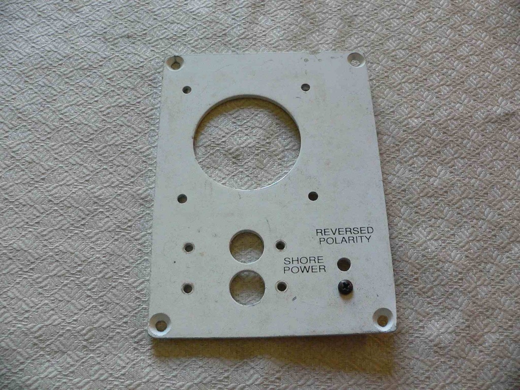 Donzi Dash Instrument Panel 4-3/8"L x 6"H