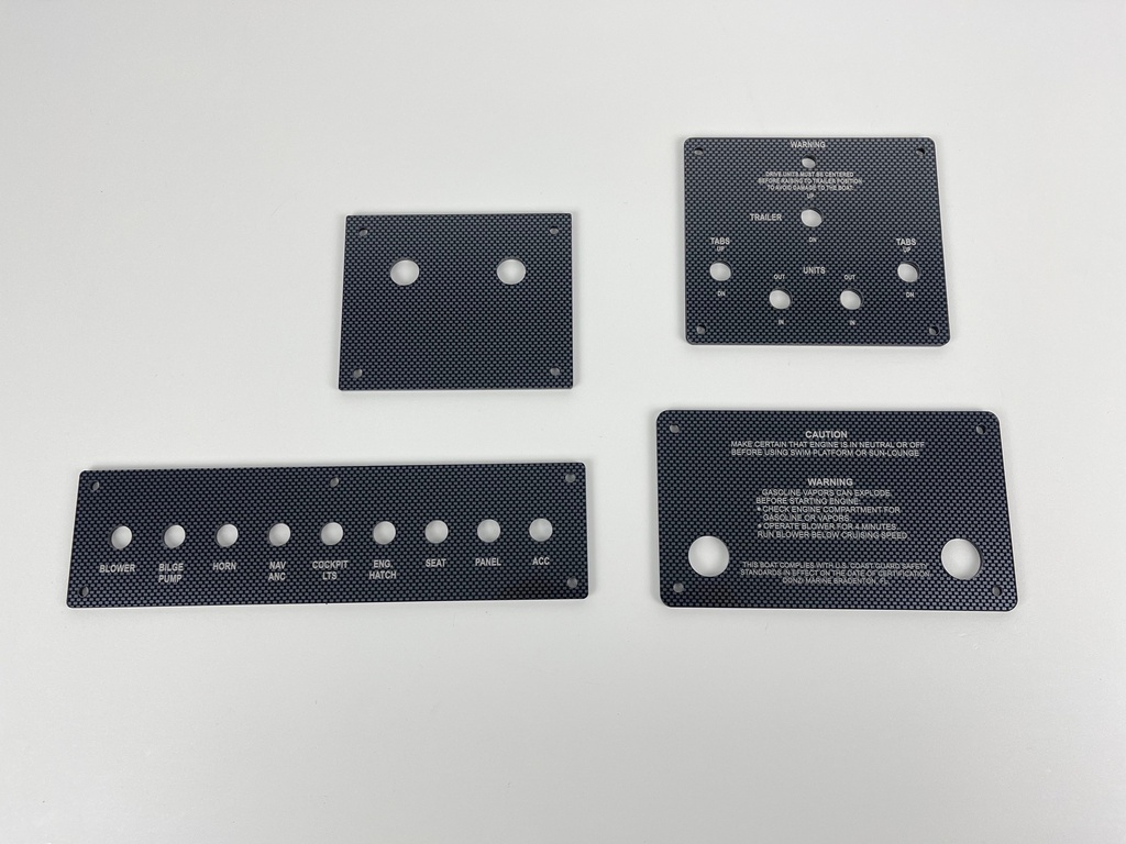 Donzi 29ZF switch panels