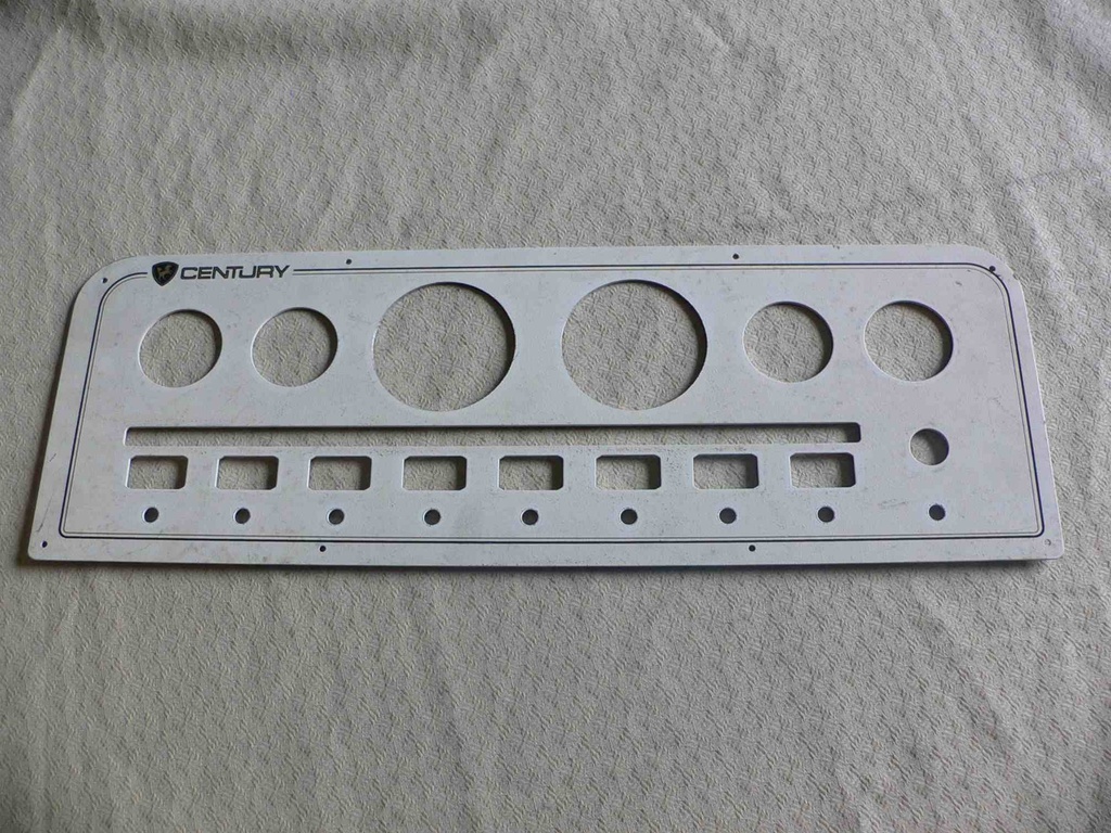 Century Dash Instrument Panel 1  23-1/2"L x 8"H