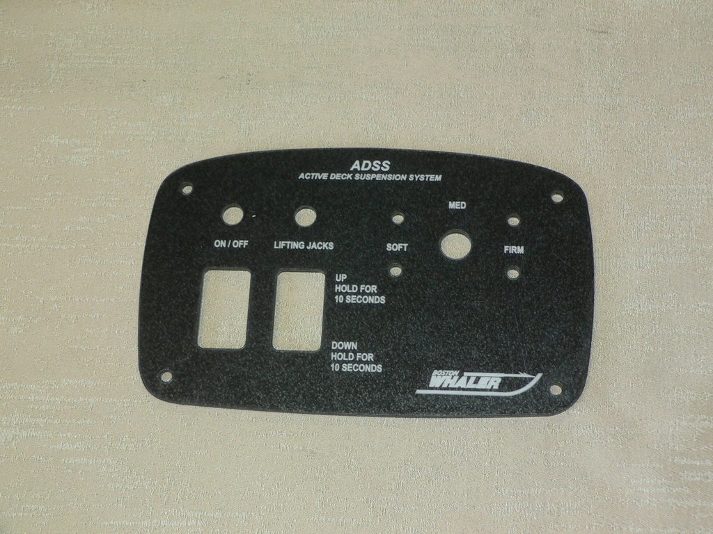 Boston Whaler Active Deck Suspension System Panel