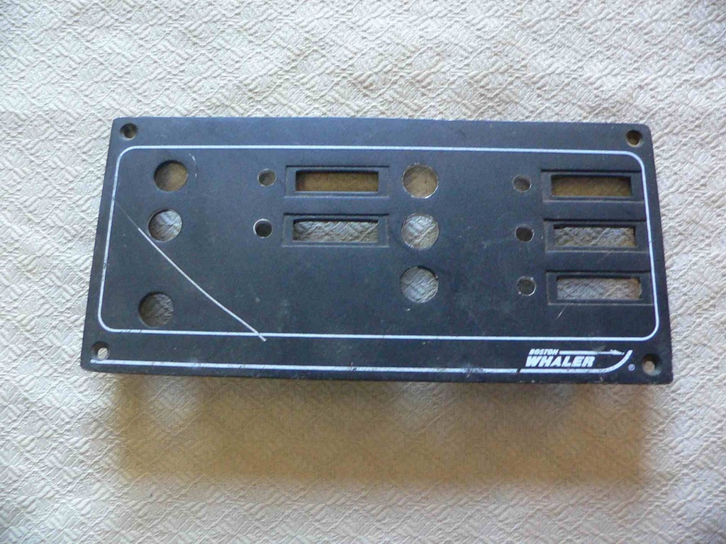 Boston Whaler Dash Instrument Panel  8"L x 3-7/8"H