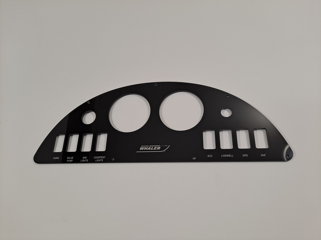 21 Outrage Boston Whaler Dash Instrument Panel 2002ish