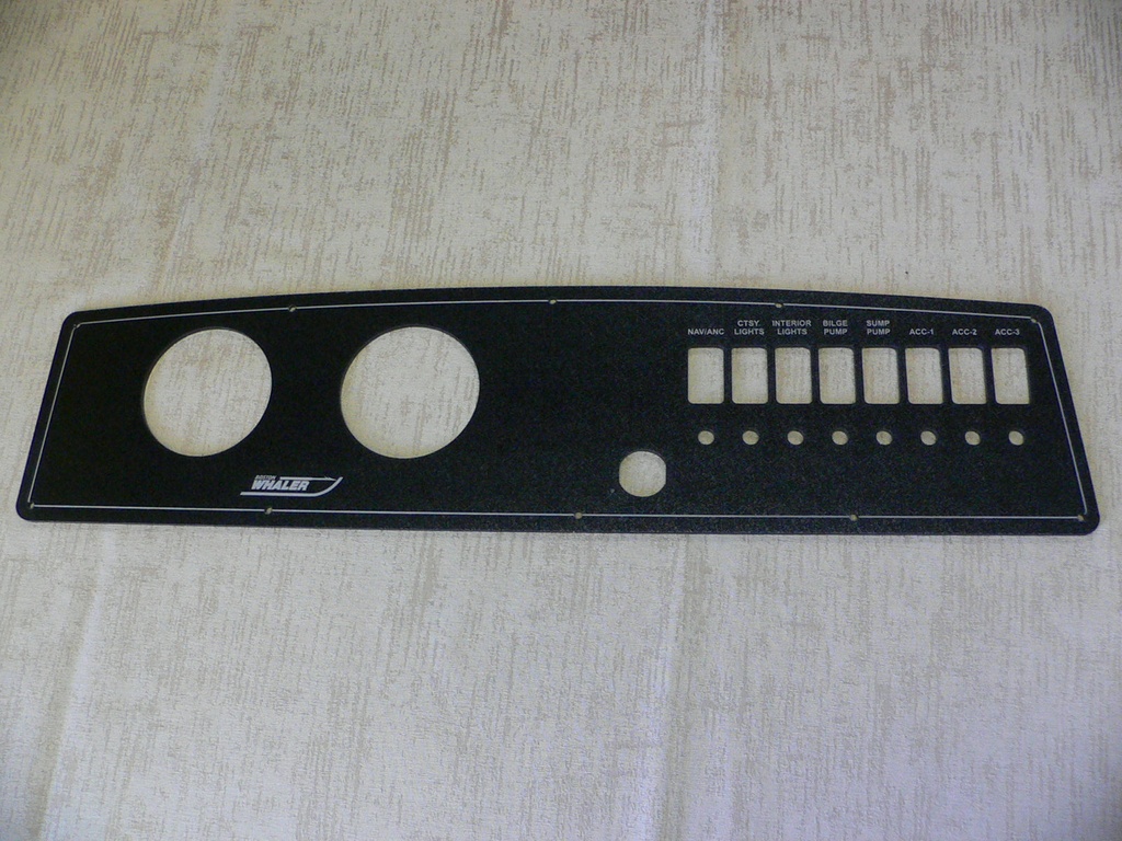 Boston Whaler Dash Instrument Panel 21 23 26 Outrage
