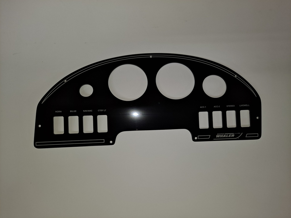 180 Ventura 2002-2009 Boston Whaler Dash Instrument Panel