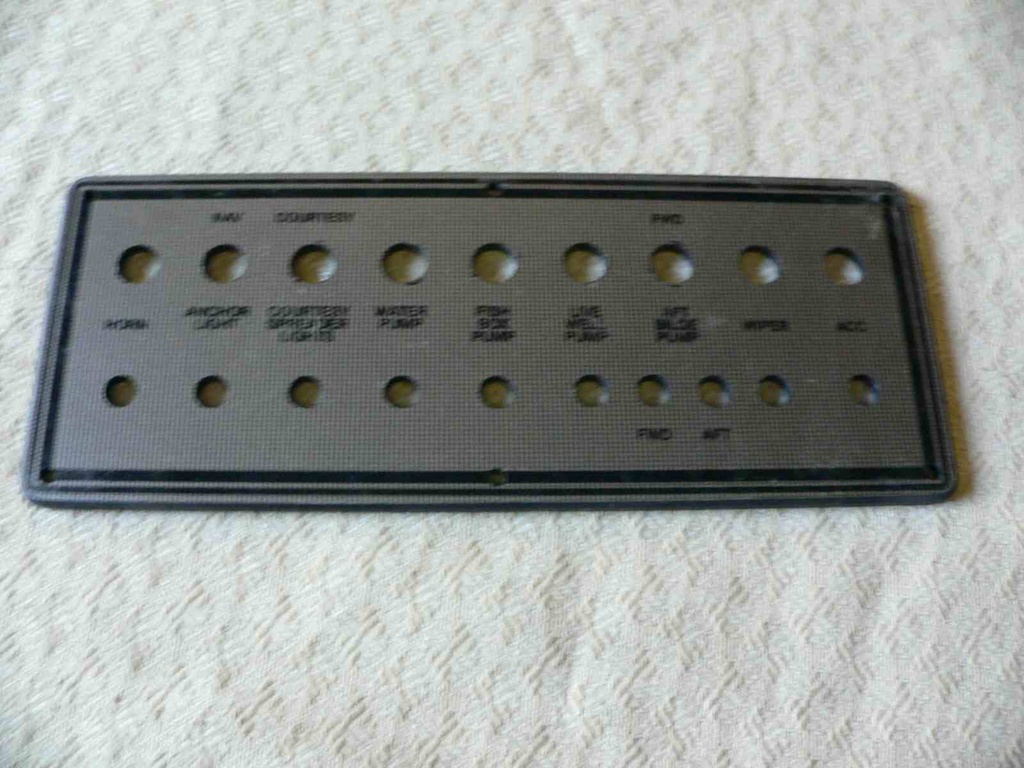 Aquasport Dash Instrument Panel  10"L x 4"H