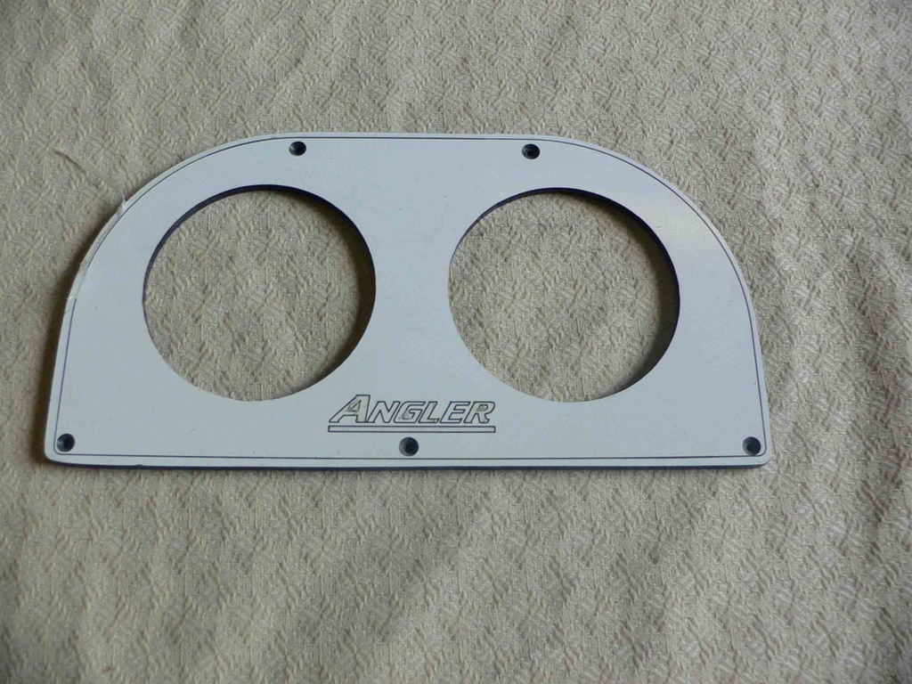 Angler Dash Instrument Panel 7-3/4"L x 6"H