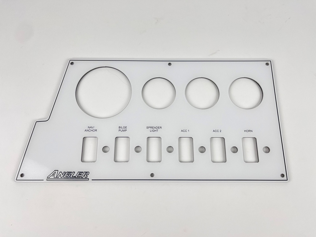 Angler Dash Instrument Panel 15-1/4"L x 7-5/8"H