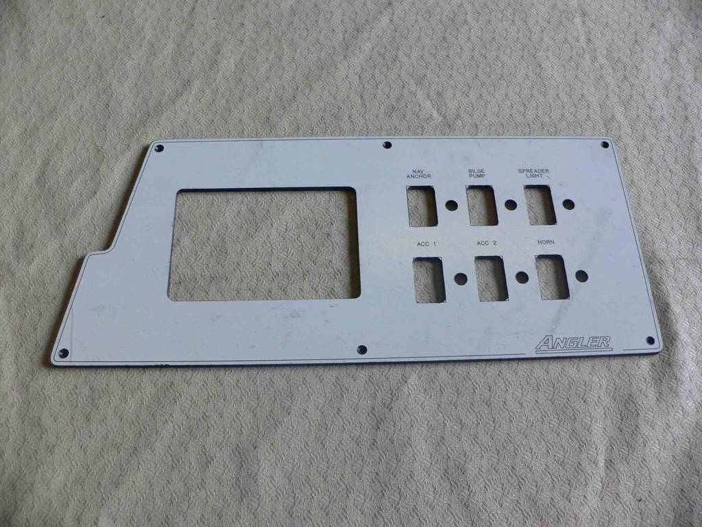 Angler Dash Instrument Panel 17-3/8" x 7-5/8"H