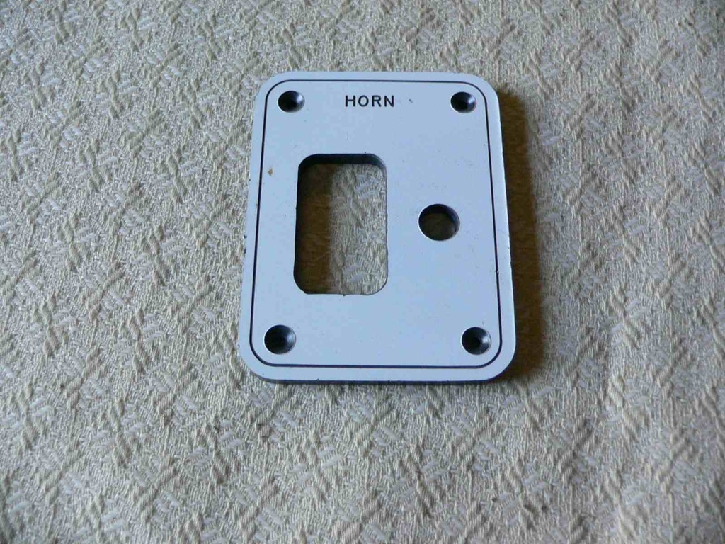 Angler Dash Instrument Panel 2-1/2"L x 3-1/4"H