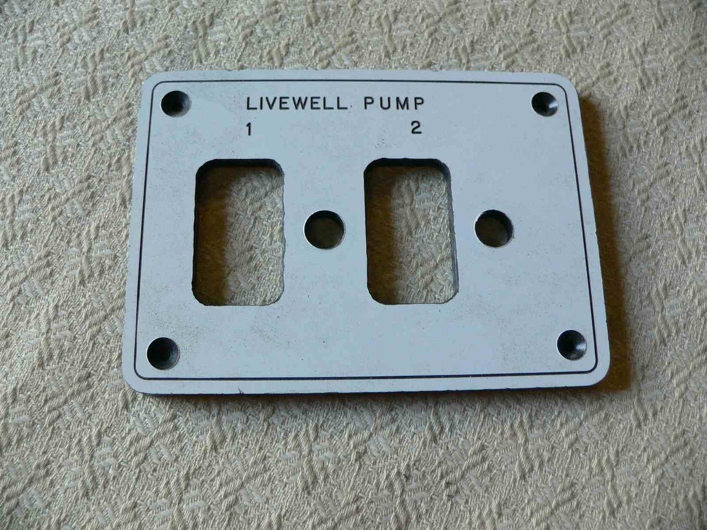 Angler Dash Instrument Panel 4-1/2"L x 3-1/4"H