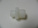 Scandvik Part #10961 Nylon adapter male 3/8" BSP to male 1/2" NPT.