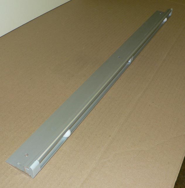 Roller Ball Door Track - Replacement Bottom Train Assembly Only (w/ roller balls & stops)