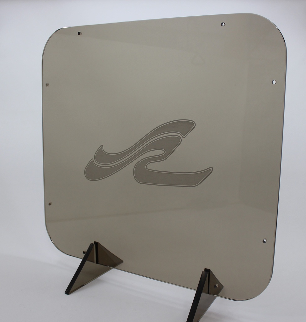 Transom door insert Sea Ray 580 Sundancer engraved logo