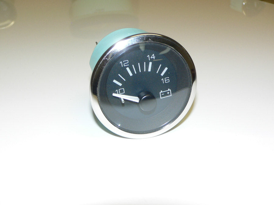 VOLT-12 Volt Sea Ray replacement gauge, 10-16 Volt  for 12V 1291277 86134F
