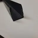 U-Channel Black Plastic Track 3/4 x 3/4 x1/2 id