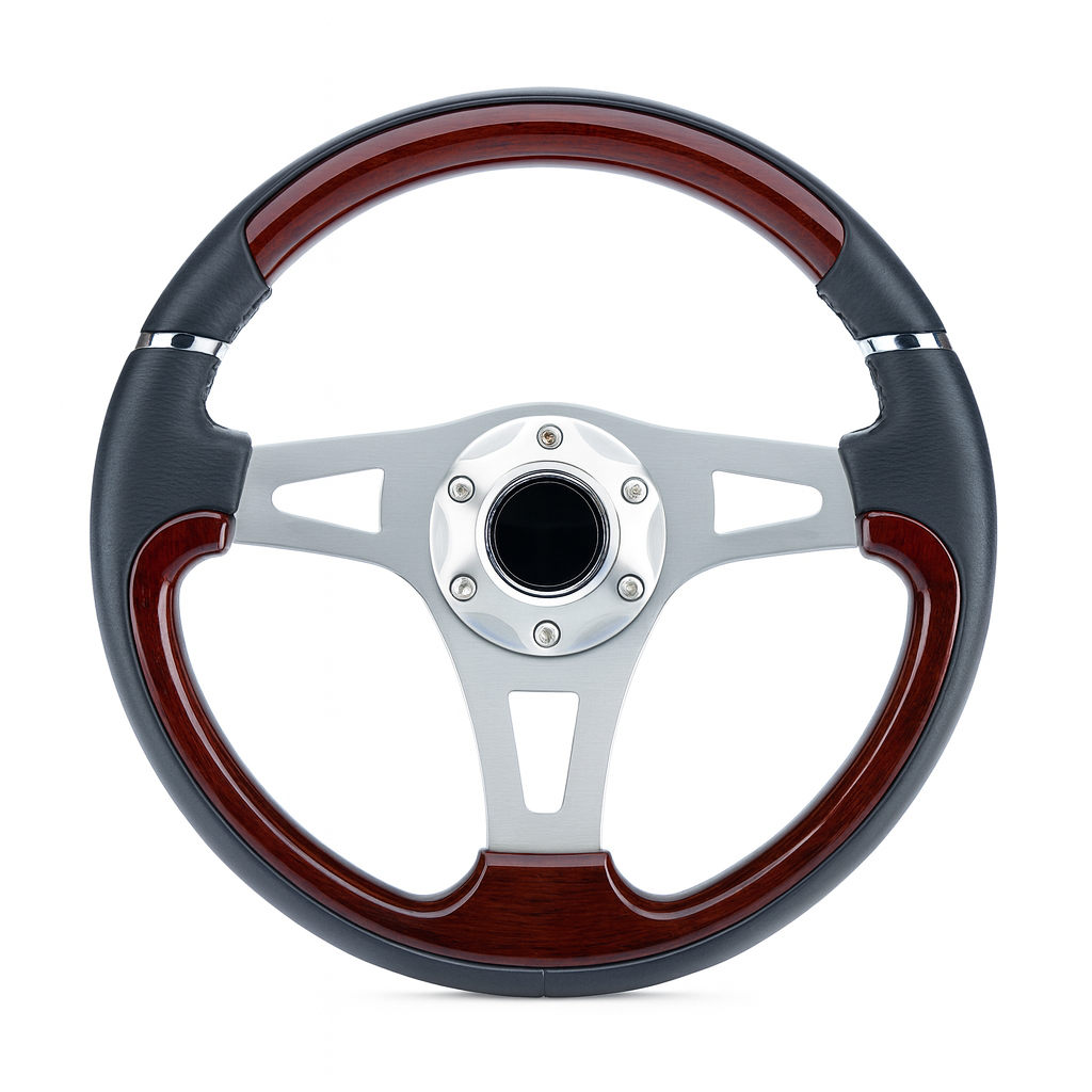 Steering Wheel leather/Cherry 3 spoke - Kit 370 