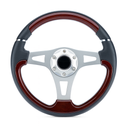 Steering Wheel leather/Cherry 3 spoke - Kit 370 