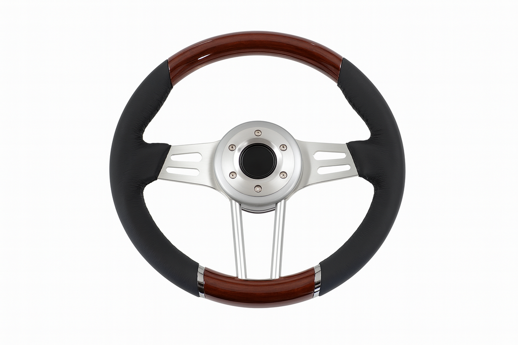 Steering Wheel leather/Cherry Premium - Kit 350 