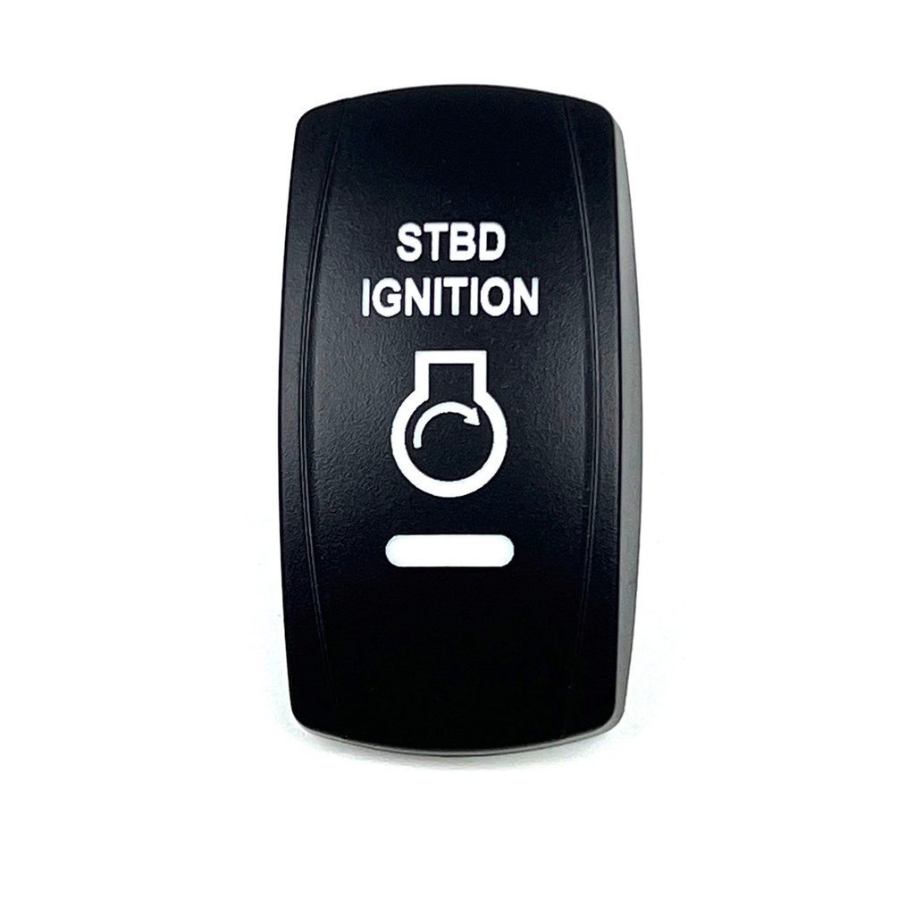 C5 Engraved Actuator/Cover  : STBD IGINITION