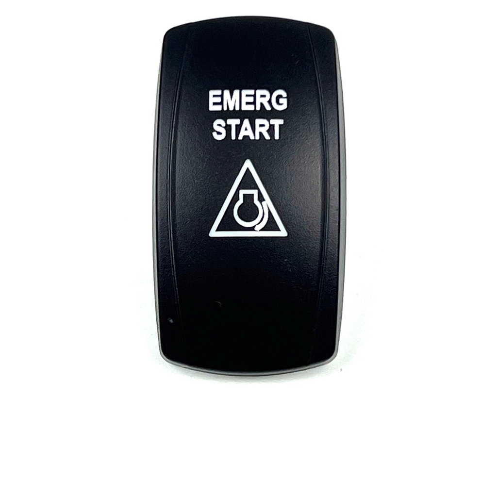 C5 Engraved Actuator/Cover  : EMERG START