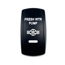 C5 Engraved Actuator/Cover  : FRESH WTR PUMP