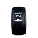 C5 Engraved Actuator/Cover  : POWER POLE - BOAT