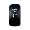 C5 Engraved Actuator/Cover  : POWER POLE - ARROWS