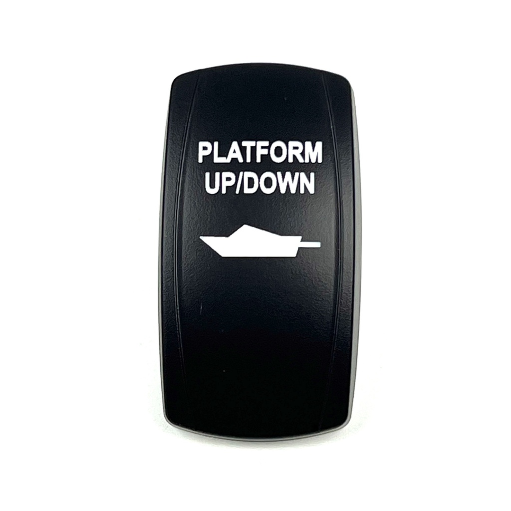 C5 Engraved Actuator/Cover  : PLATFORM UP/DOWN