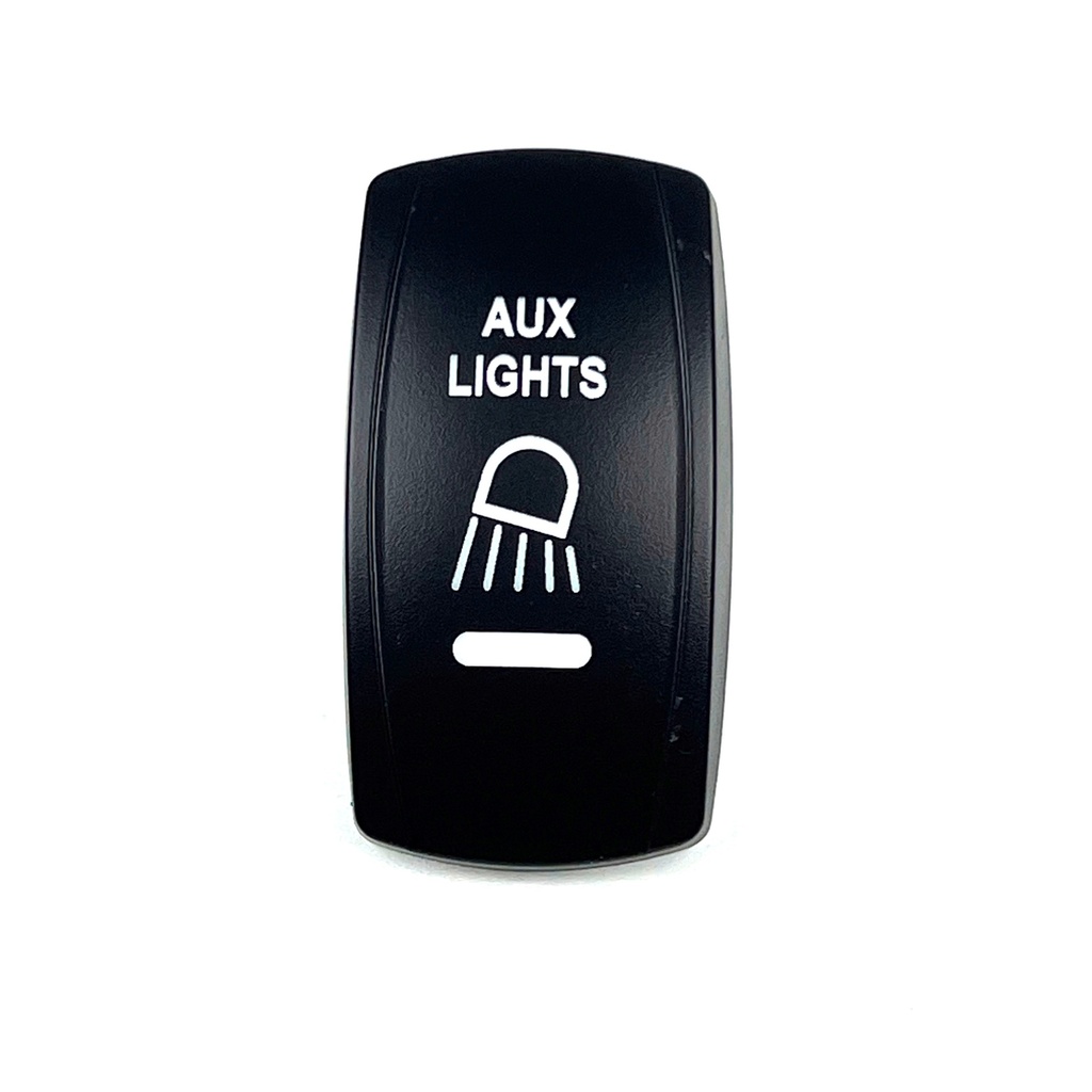C5 Engraved Actuator/Cover  : AUX LIGHTS