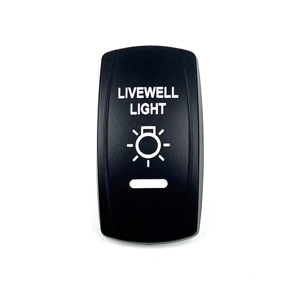 C5 Engraved Actuator/Cover  : LIVEWELL LIGHT