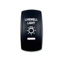 C5 Engraved Actuator/Cover  : LIVEWELL LIGHT
