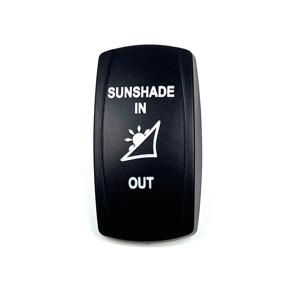 C5 Engraved Actuator/Cover  : SUNSHADE IN OUT