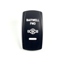 C5 Engraved Actuator/Cover  : BAITWELL FWD