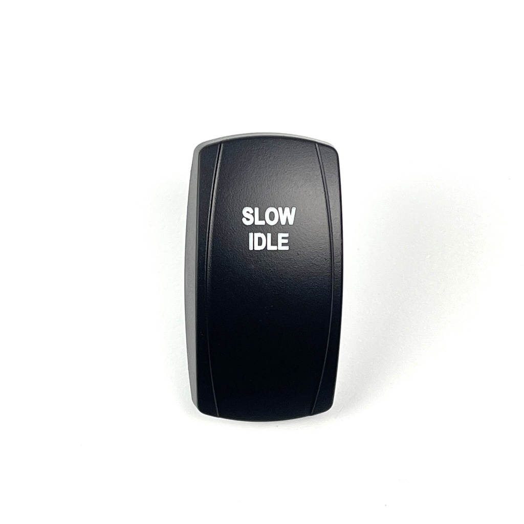 C5 Engraved Actuator/Cover  : SLOW IDLE