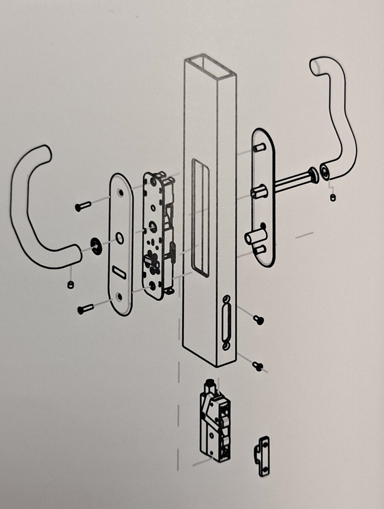 Mobella Star Slider Door Latch Standard Version