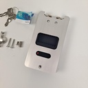Mobella MF Flush entry door lockset - Aluminum