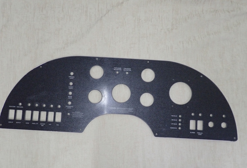 Silverton 33 Convertible Instrument Panel