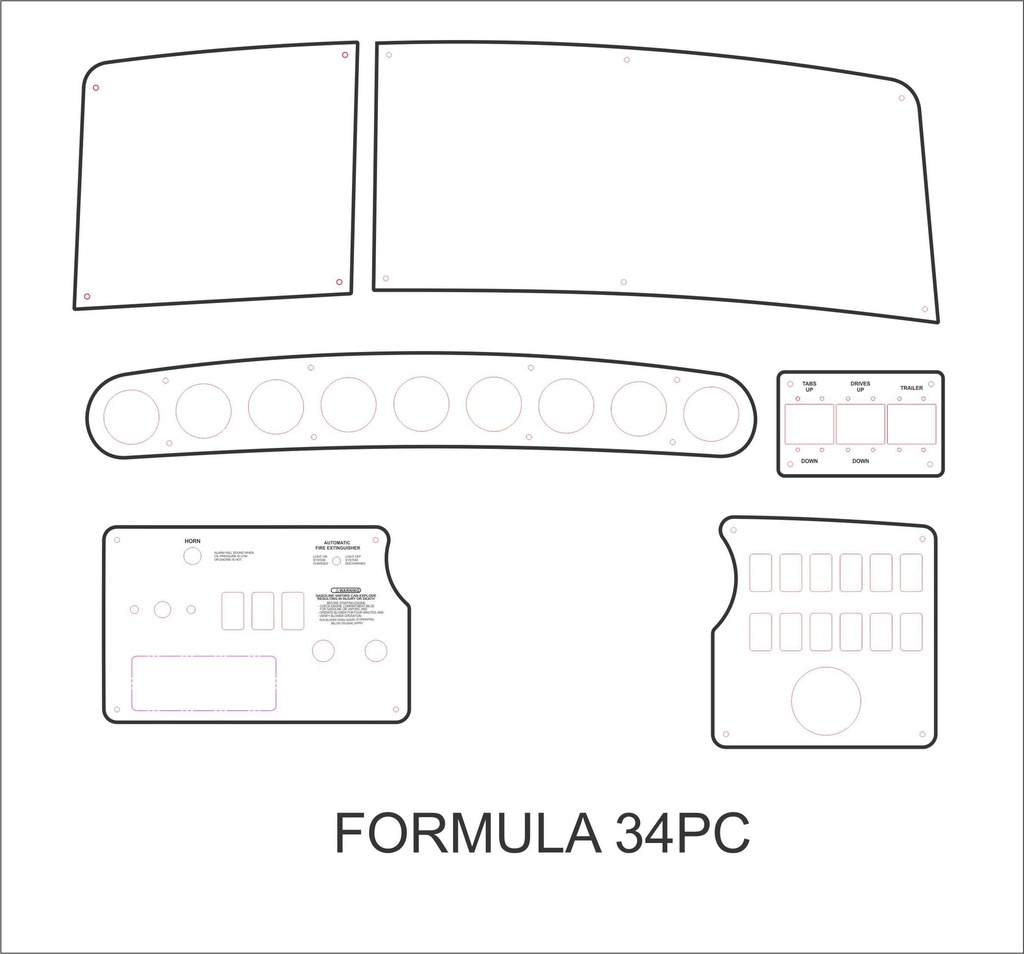 Formula 34PC Full Panel Set