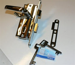 Mobella Slim M/S Swing Door Latch - Key Locking -Right Out/Left In