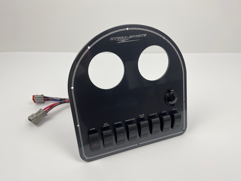 Fully Wired Replacement Panel w/ Rocker Switches - Hydrasports 212CC