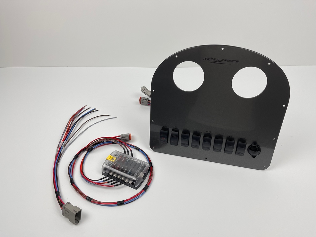 Fully Wired Replacement Panel w/ Rocker Switches - Hydrasports 230CC